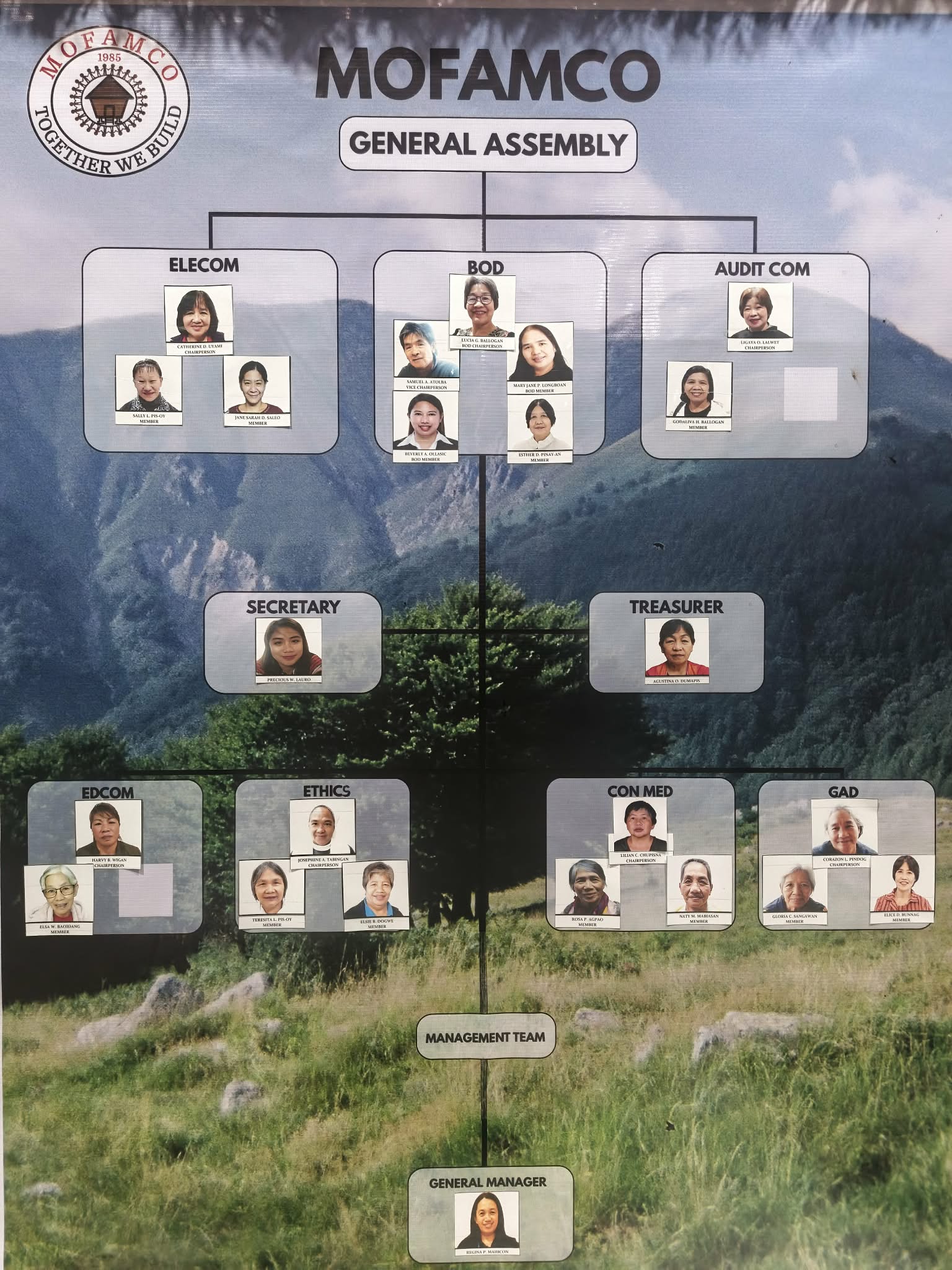 MOFAMCO Organizational Structure